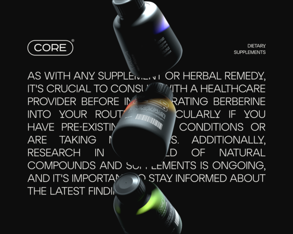 CORE Supplements Packaging Design