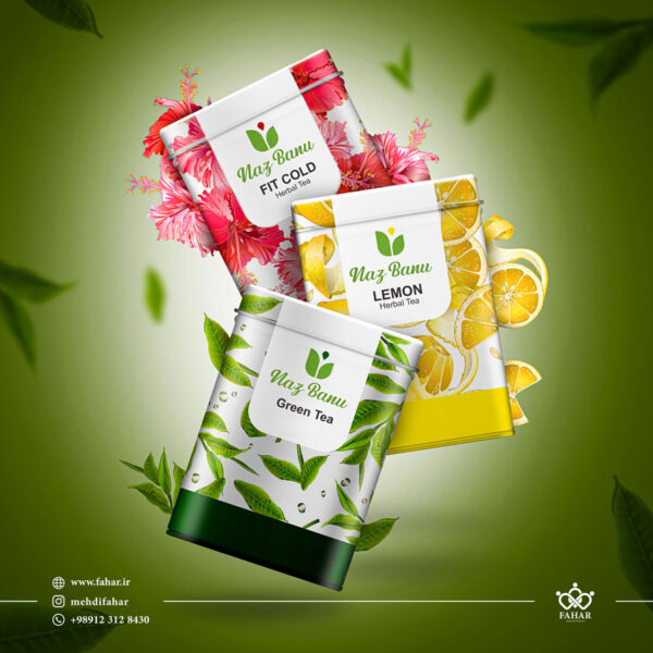 Nazbano tea packaging design