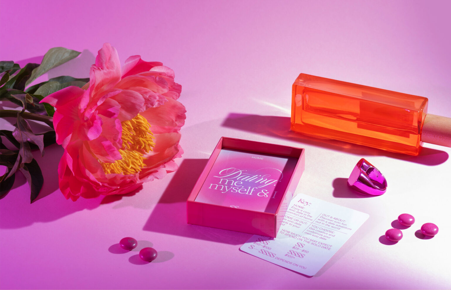 Aamé Solo Date Ideas Cards