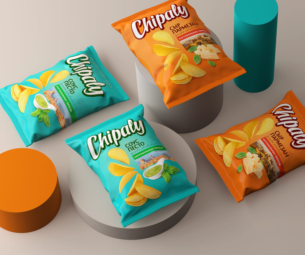 Chipaly. Packaging design for chips