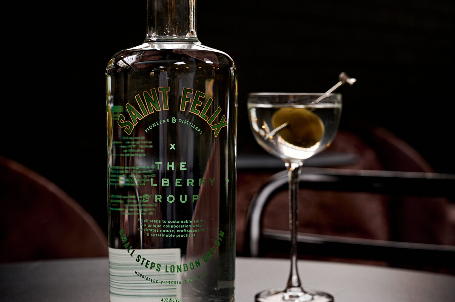 Saint Felix Distillery x The Mulberry Group – Small Steps Gin