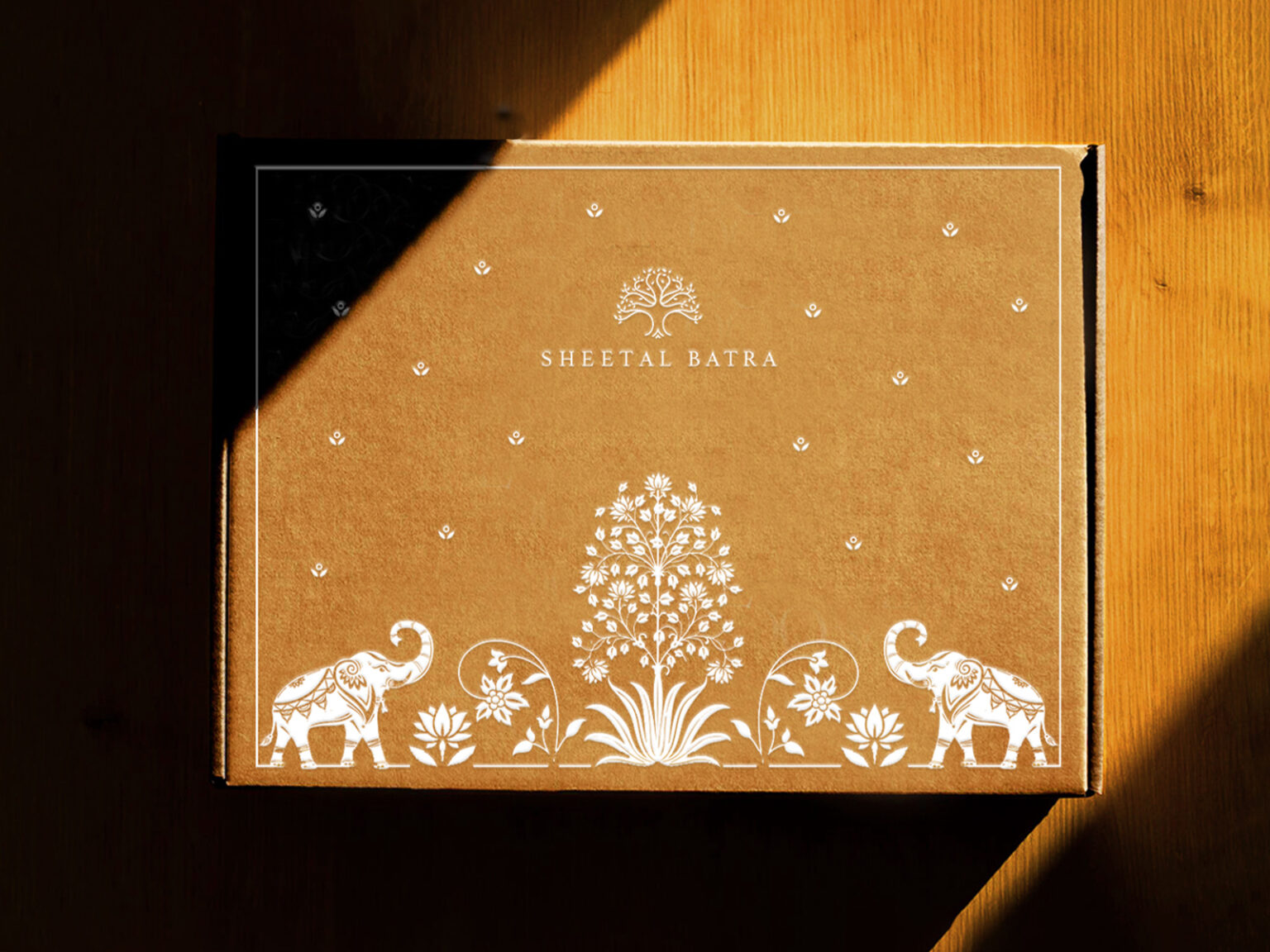 Packaging for Sheetal Batra:  A luxury Indian Ethnic Wear Brand