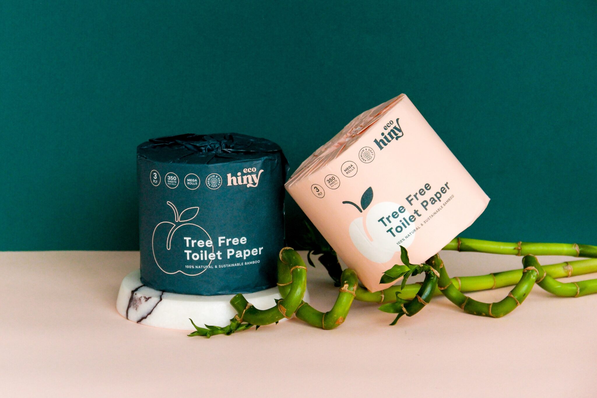 ecoHiny Bamboo Toilet Paper Branding