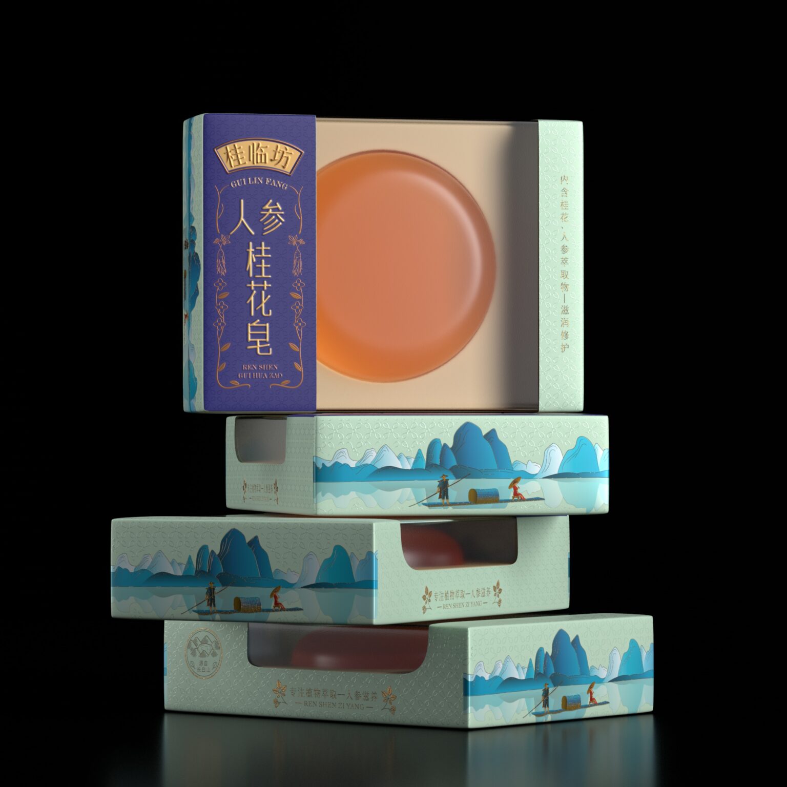 Ginseng soap