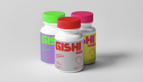 Gishi – Bringing Wellness to Life with Bold Packaging Design