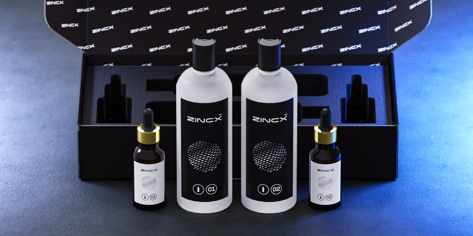 Zincx Hair Care Package Design