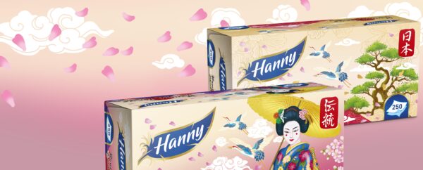 Hanny tissues packaging design