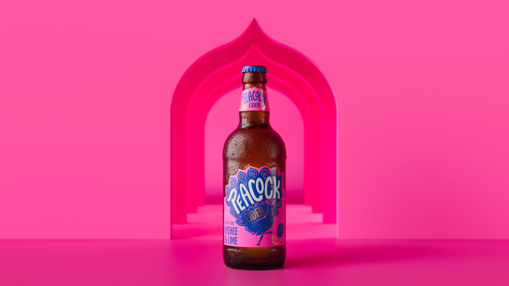 Ruffling Feathers – Peacock Cider rebrand