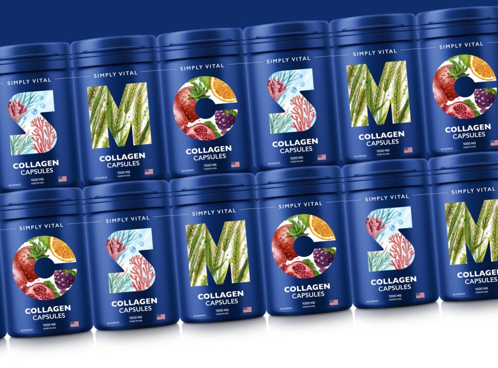 Simply vital packaging design