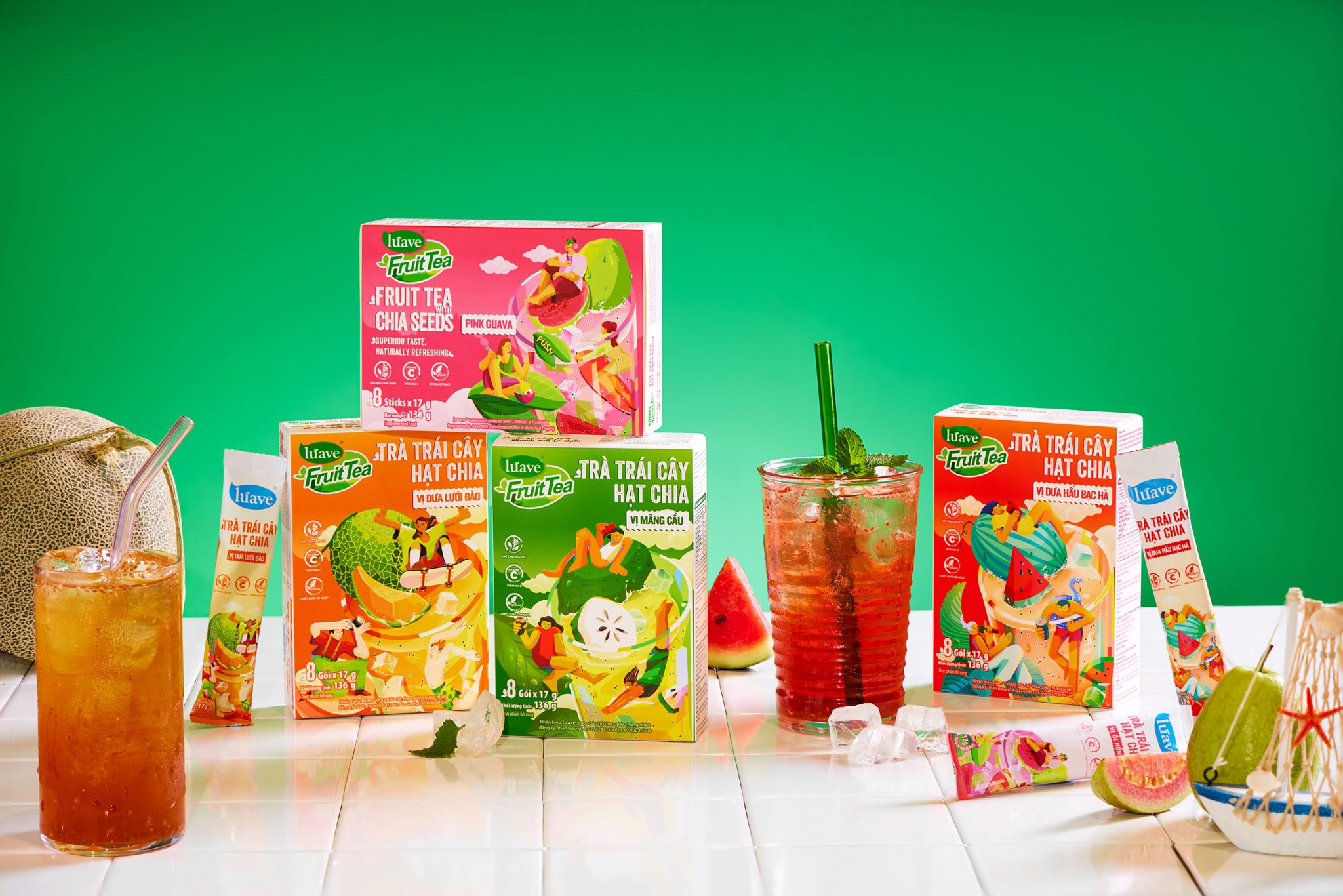 Luave Fruit Tea Packaging