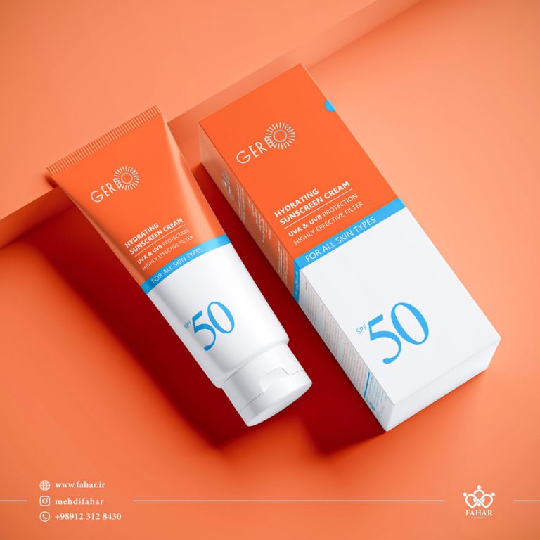 Sunscreen Label Design by Faahr studio
