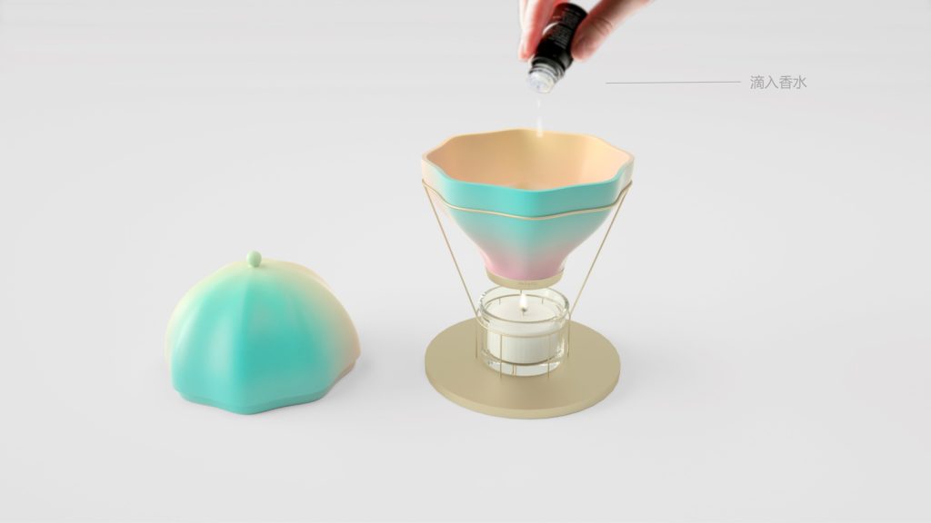 WISTY scented wax product packaging design