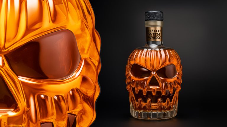 Halloween Spirits: AI-Generated Whiskey and Vodka