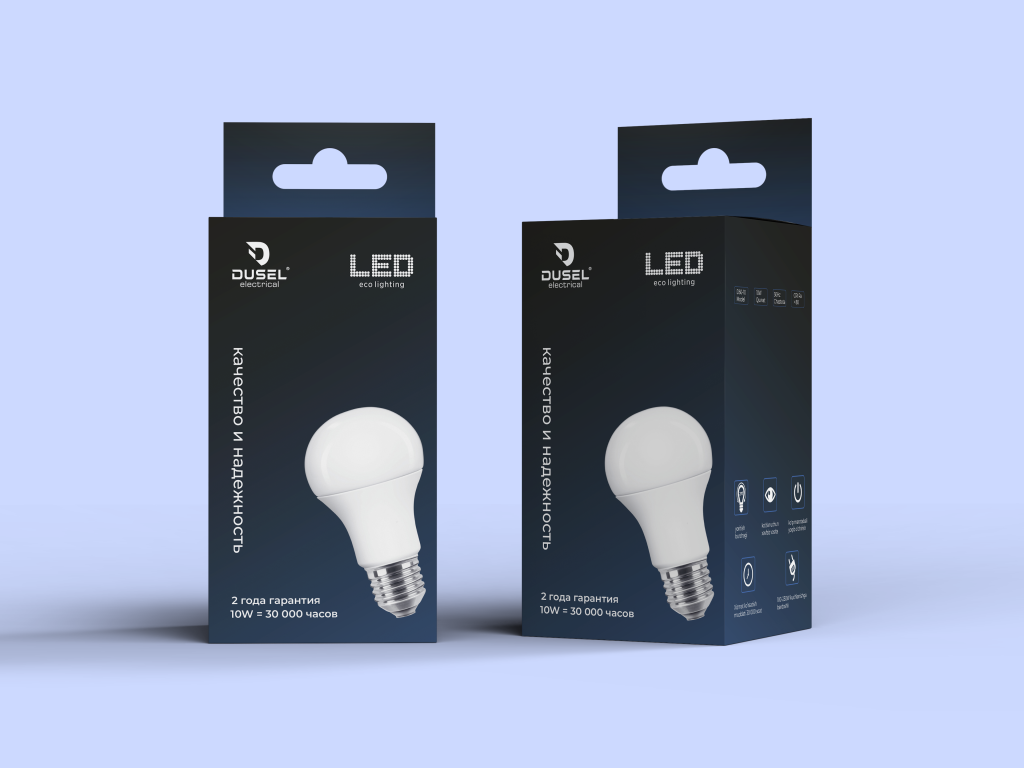 Dusel Bulb packaging