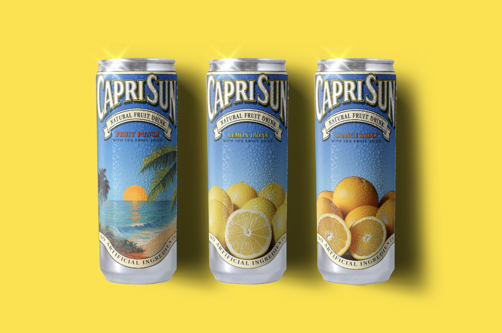CapriSun rewind design can concept