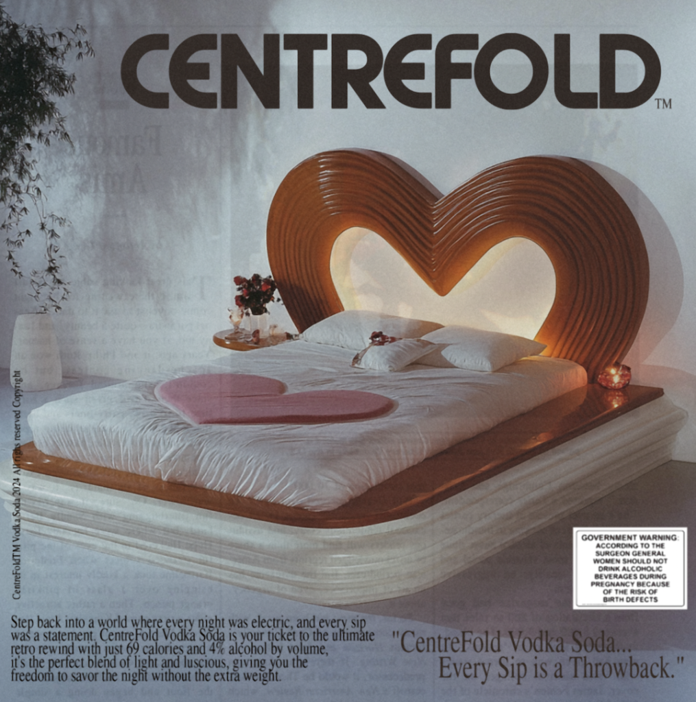 Centerfold Vodka Branding