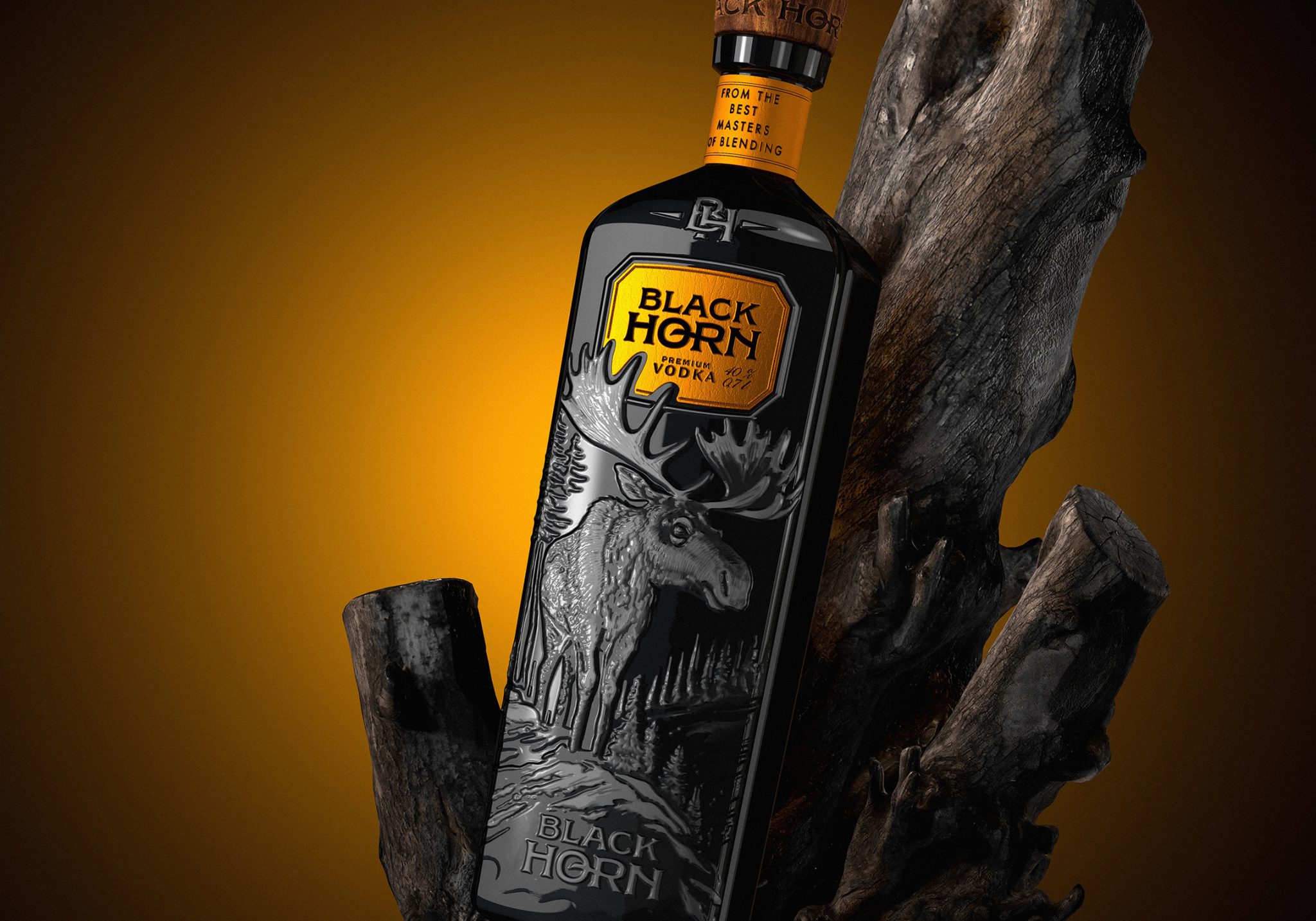 BLACK HORN Premium vodka