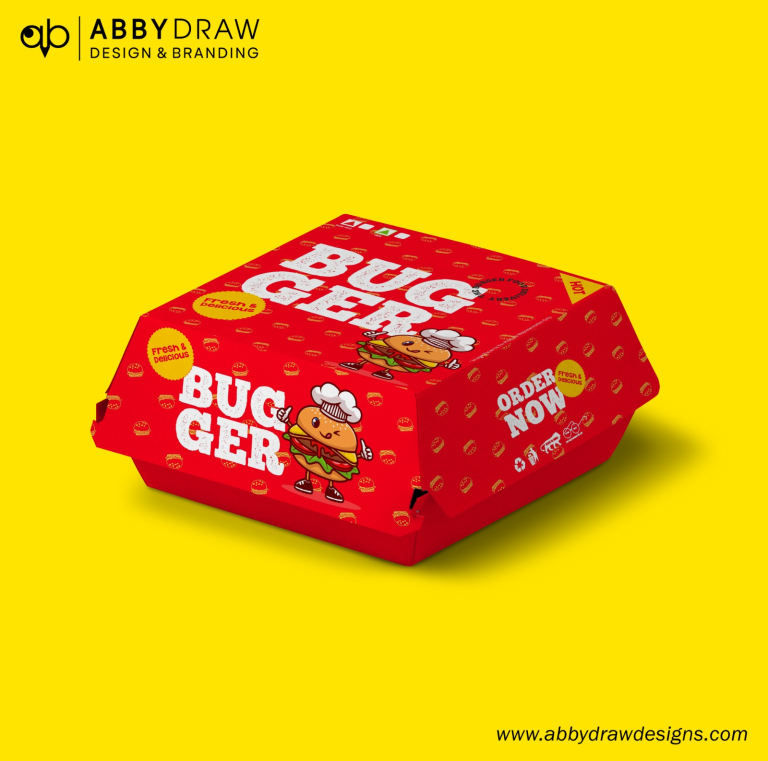 Burger Box Packaging Design
