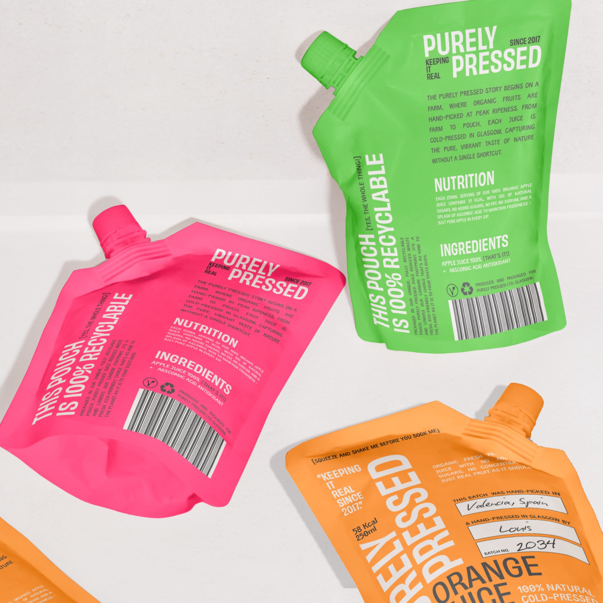 Purely Pressed Fresh Juices