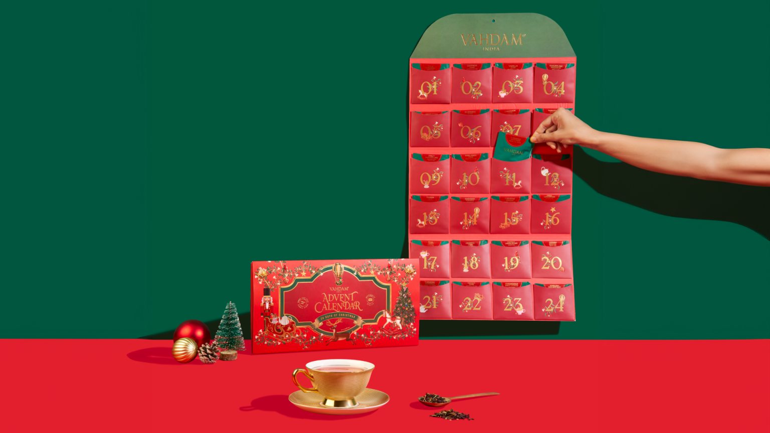 Christmas Advent Calendar for Vahdam by MTD