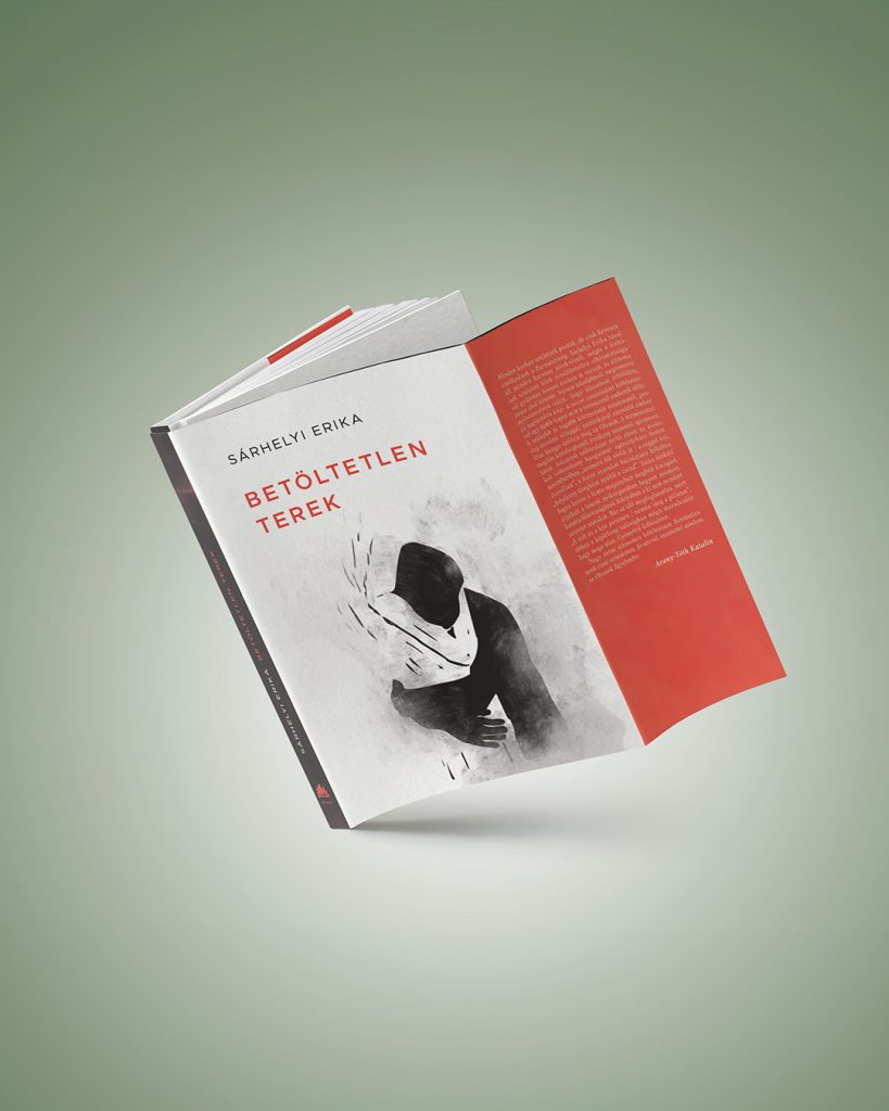 Betöltetlen terek – Book Cover Design for Erika Sárhelyi
