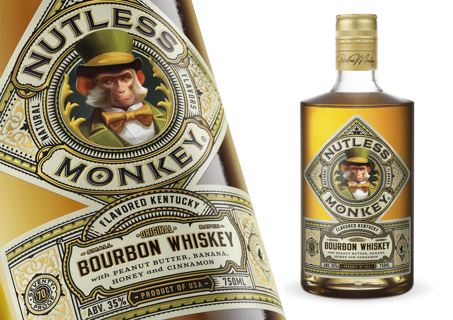 Nutless Monkey – Flavored Kentucky Bourbon Whiskey