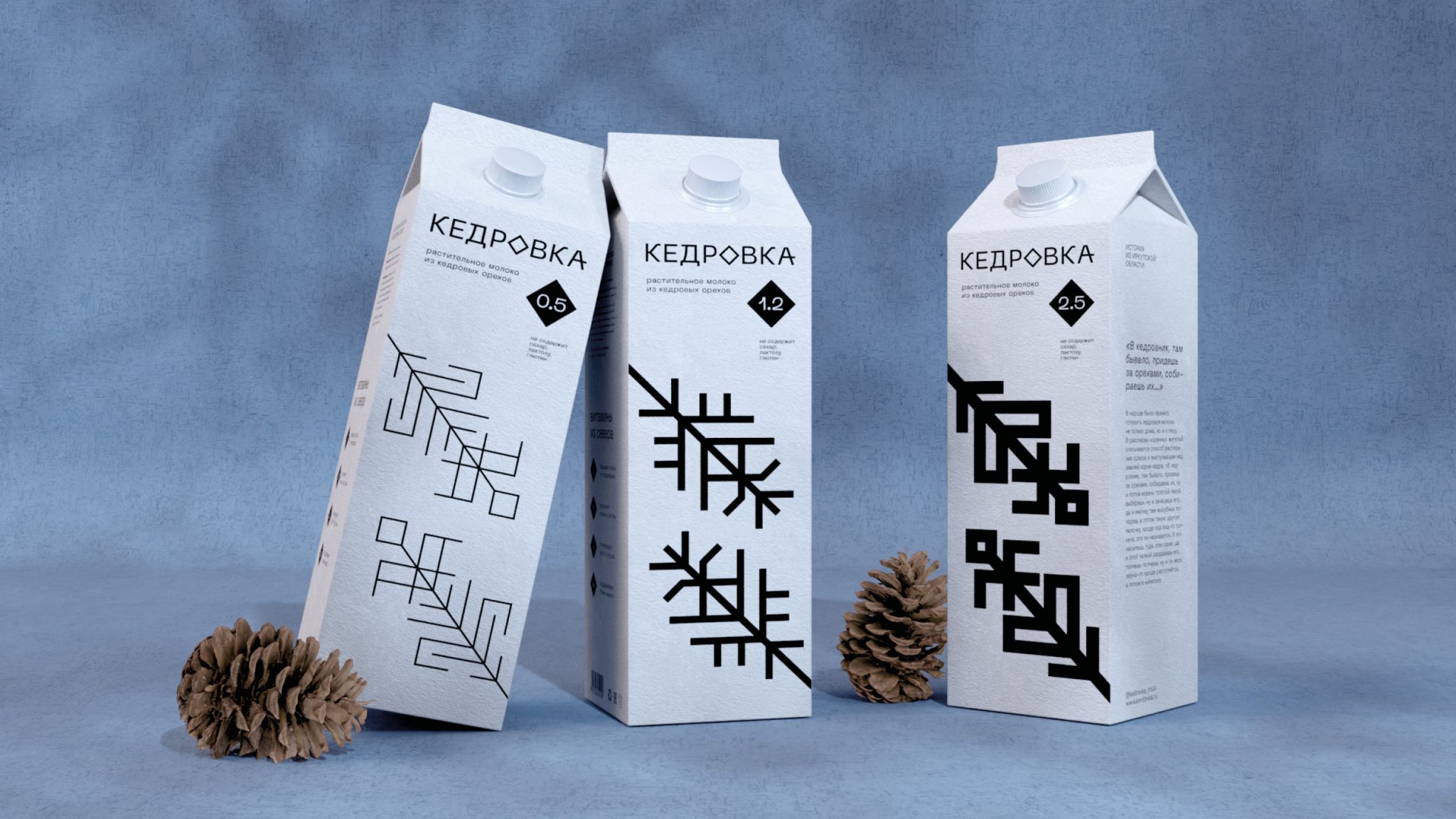 Kedrovka — cedar milk