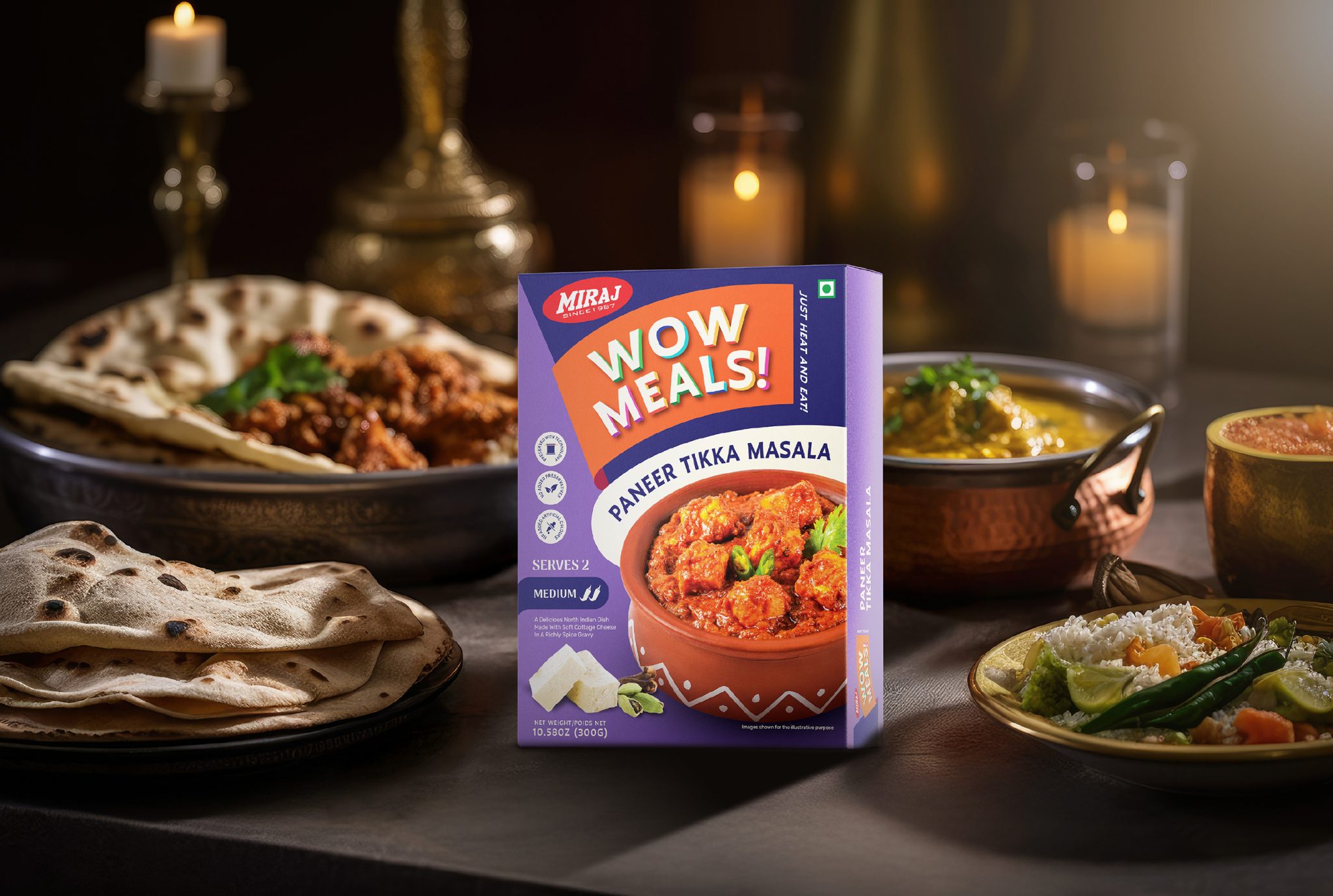 Wow Meals | Ready-to-eat | Packaging Design