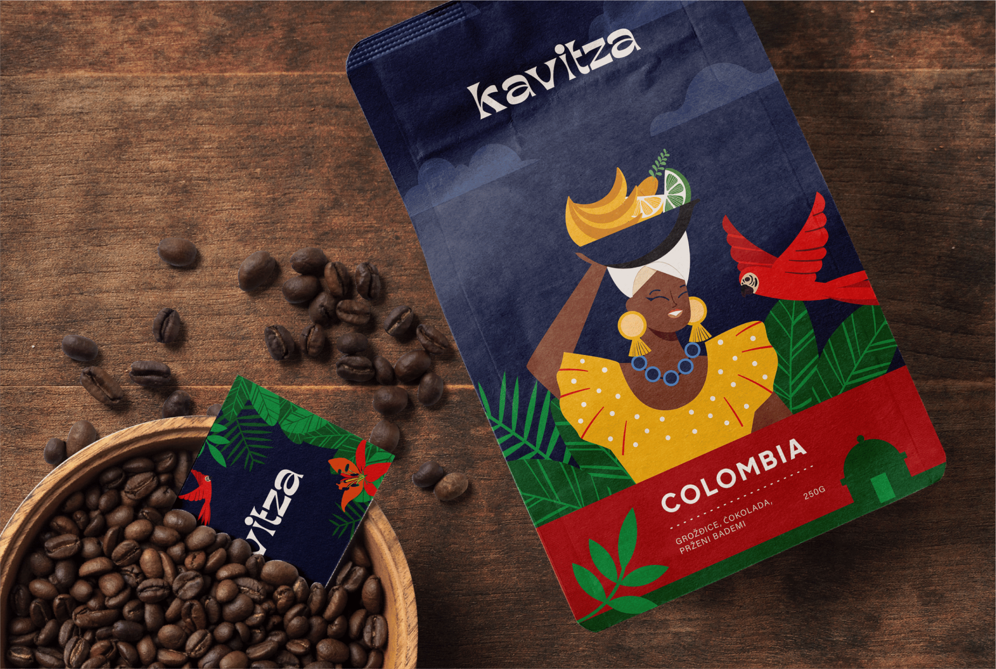Kavitza · Coffee Brand Identity