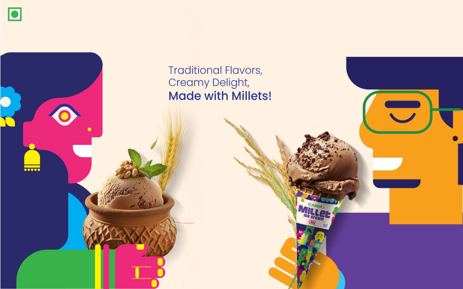 Nana Millet Ice Creams