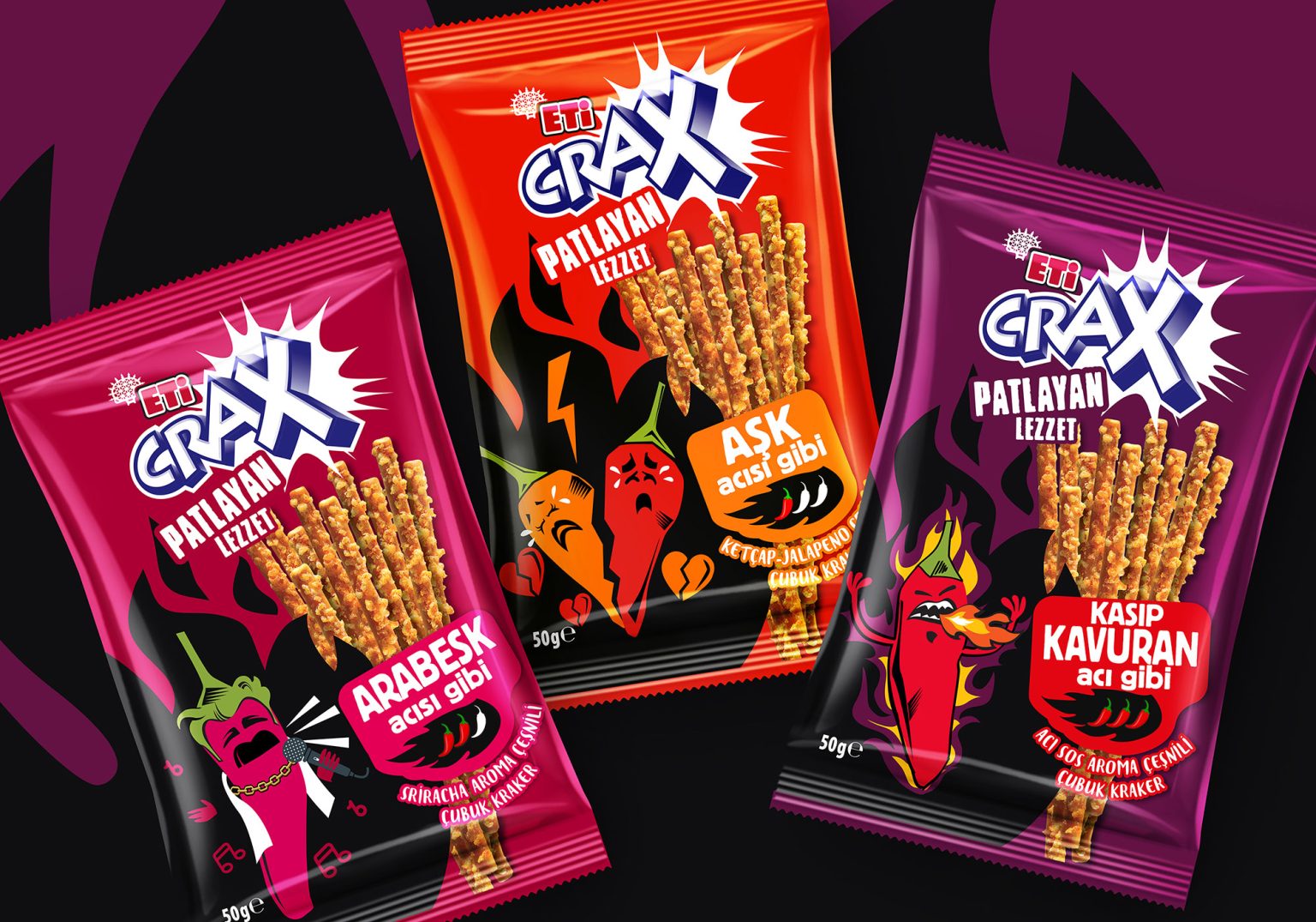 Eti Crax Cracker Hot Range