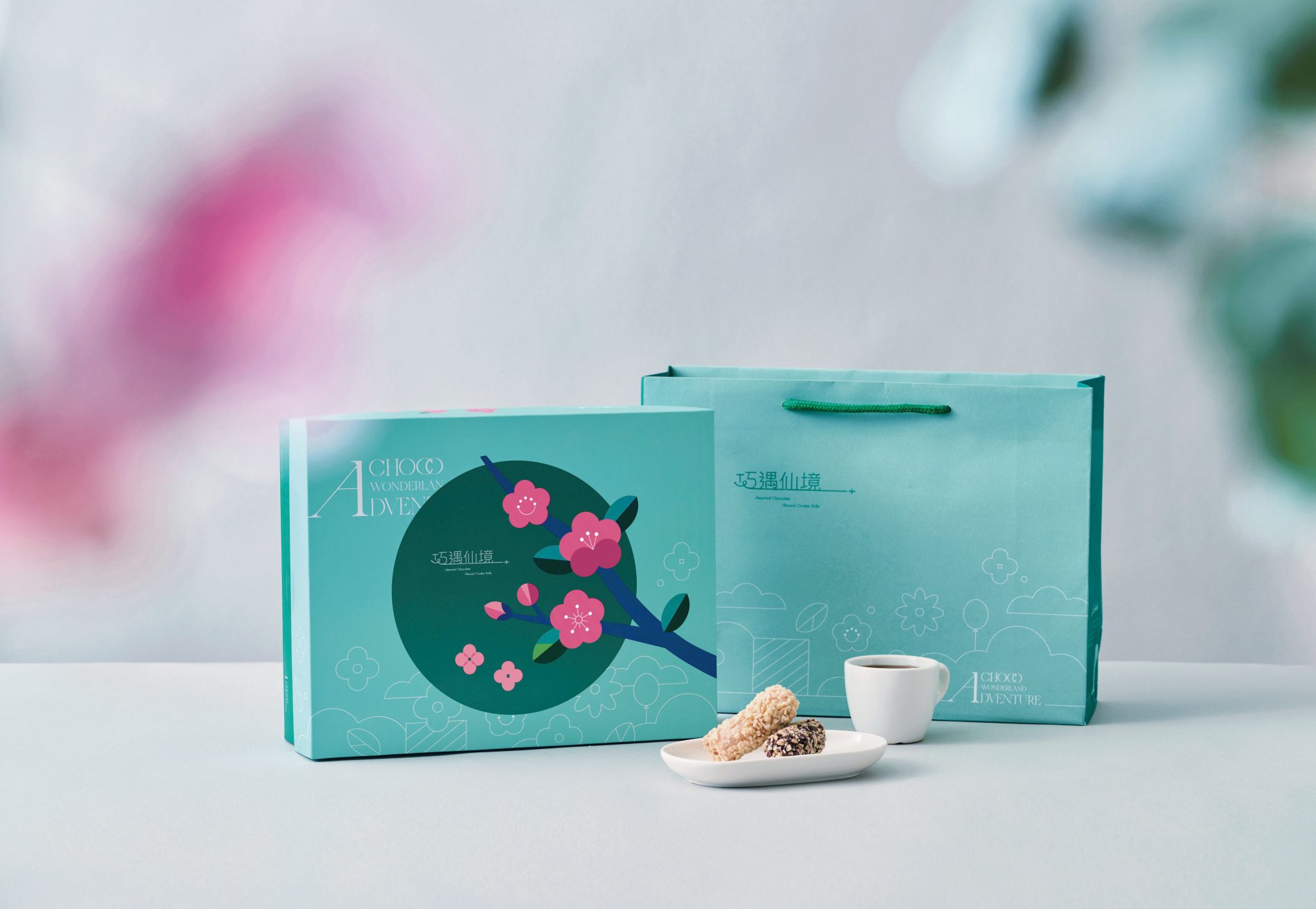 Assorted Chocolate Almond Cookie Rolls