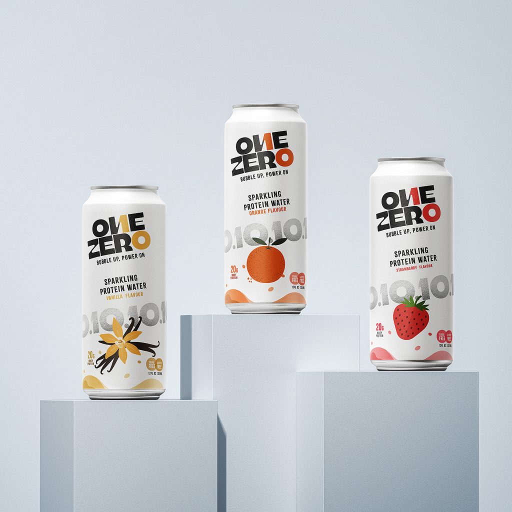 ONEZERO – Sparkling protein water