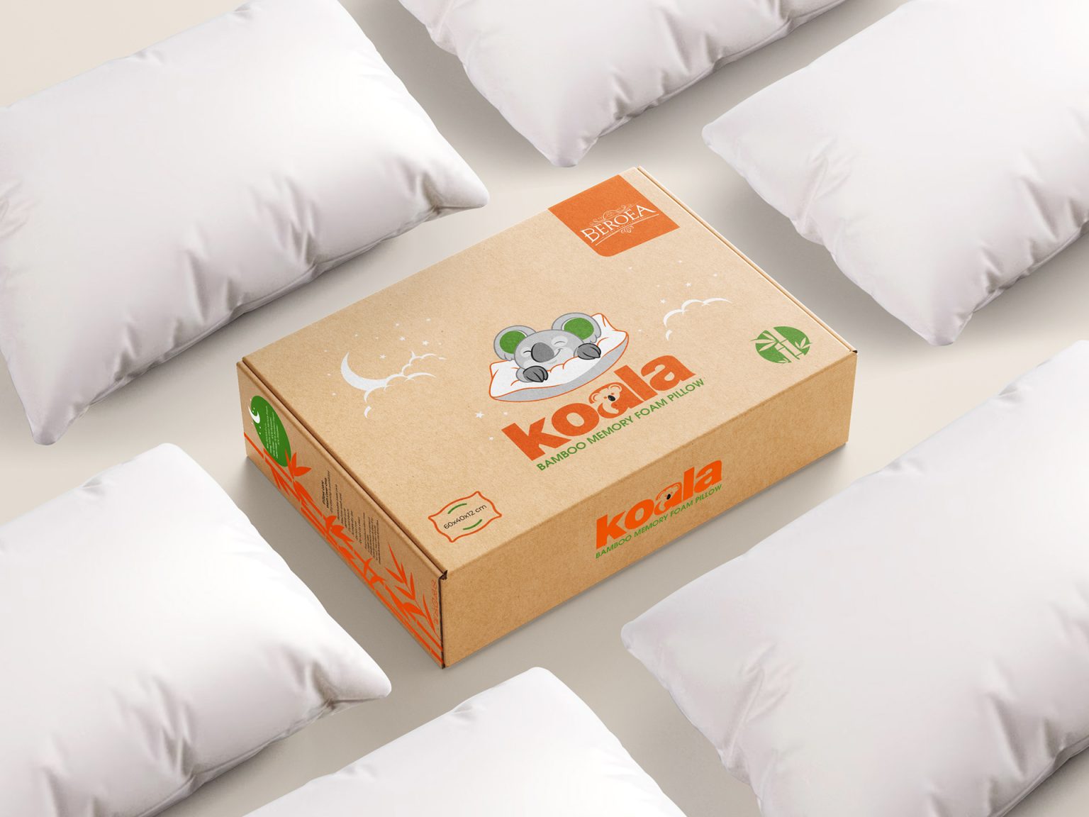 Koala Bamboo Memory Foam Pillow