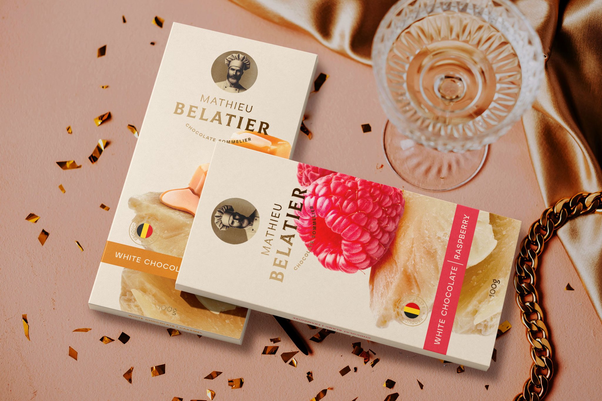 Premium Belgian chocolate Mathieu Belatier