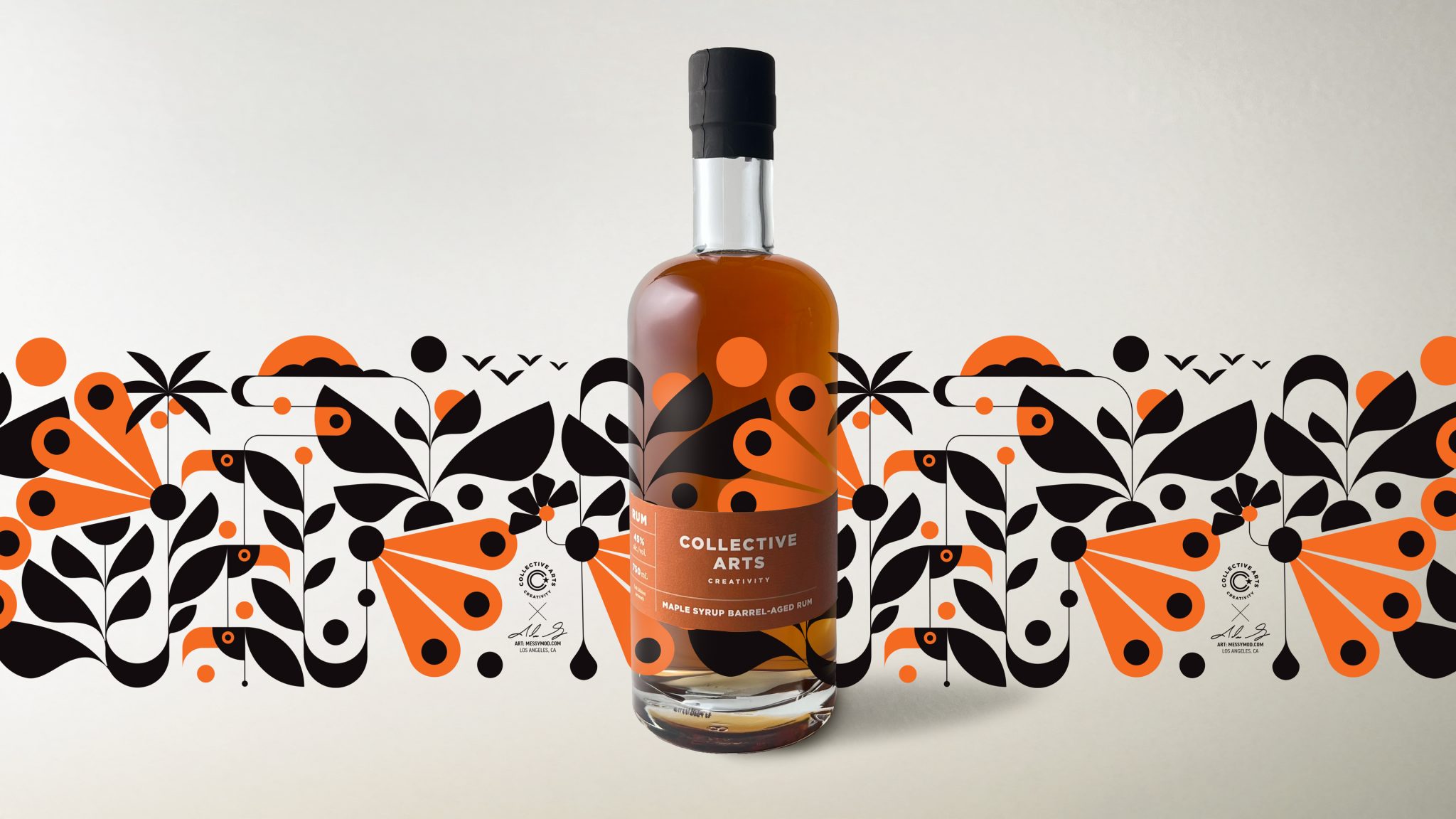 Collective Arts maple syrup barrel-aged rum