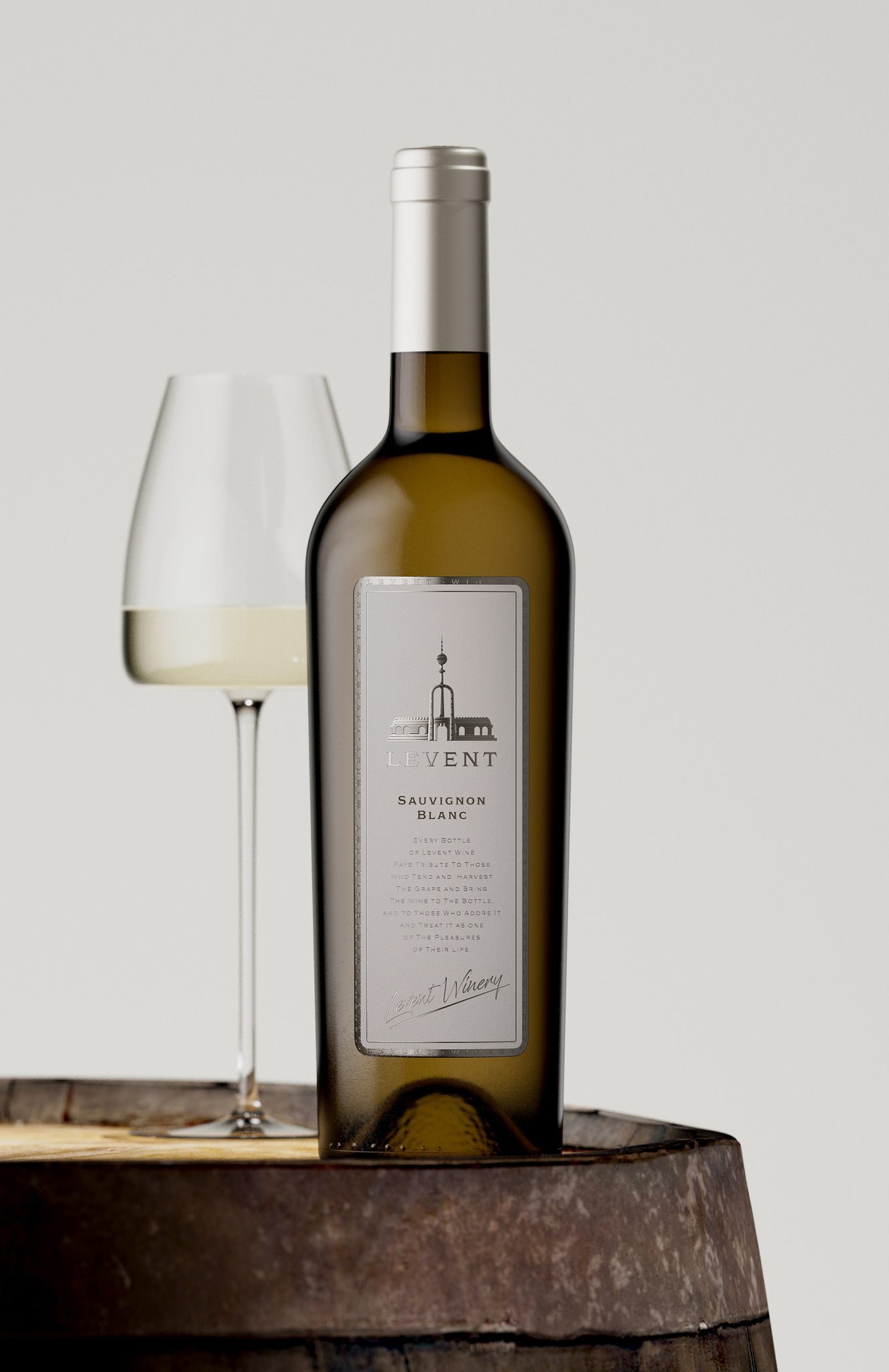 Levent Wine Label Restyle by the Labelmaker