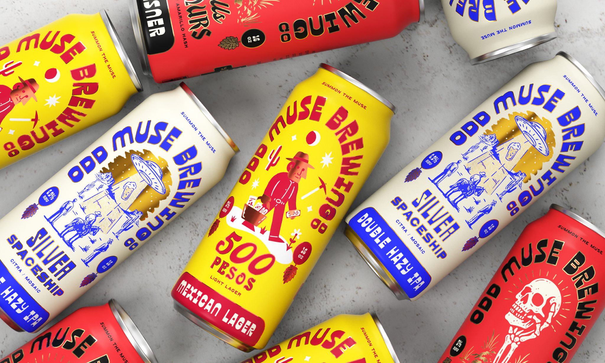 Odd Muse Brewing Co Rebrand
