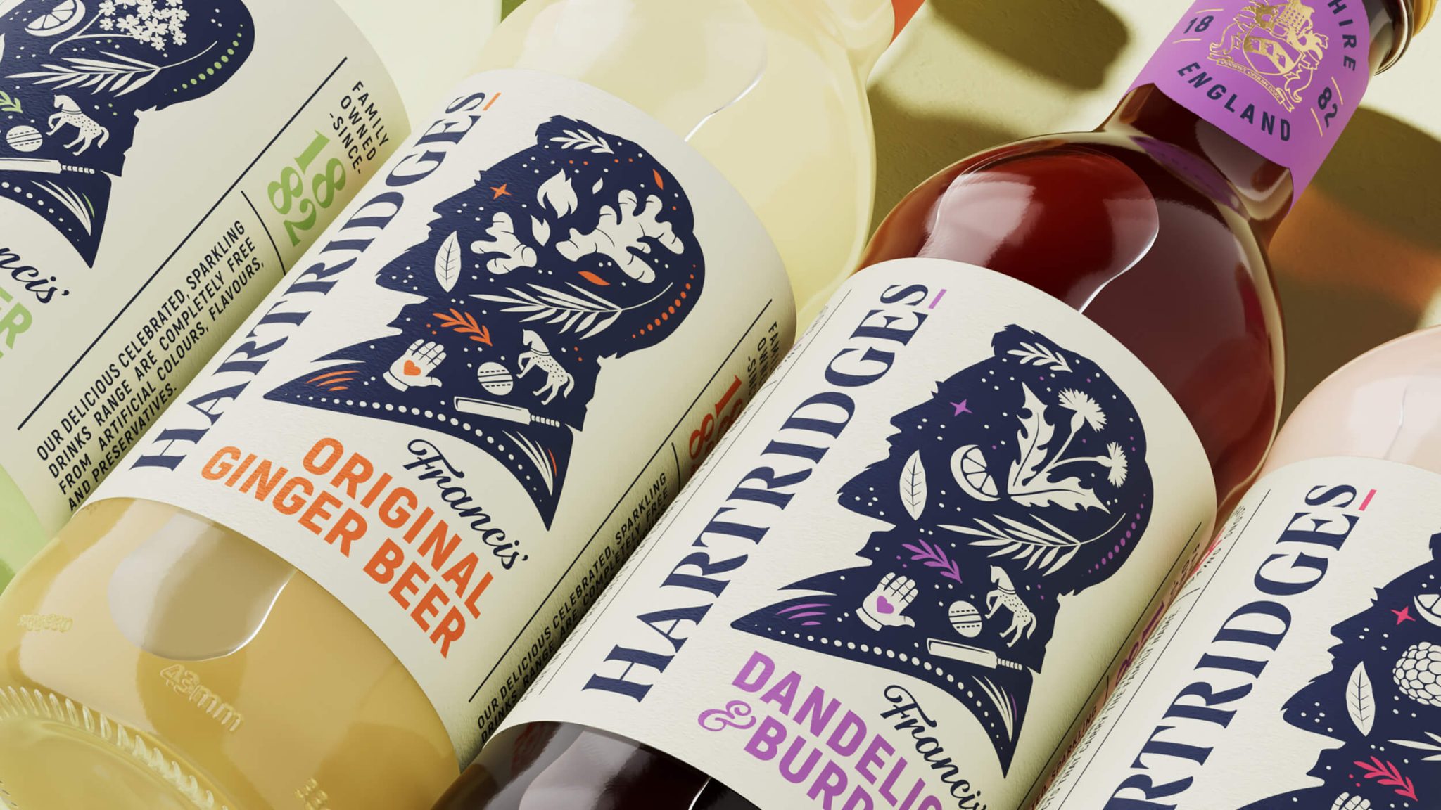 Hartridges Soft Drinks Redesign