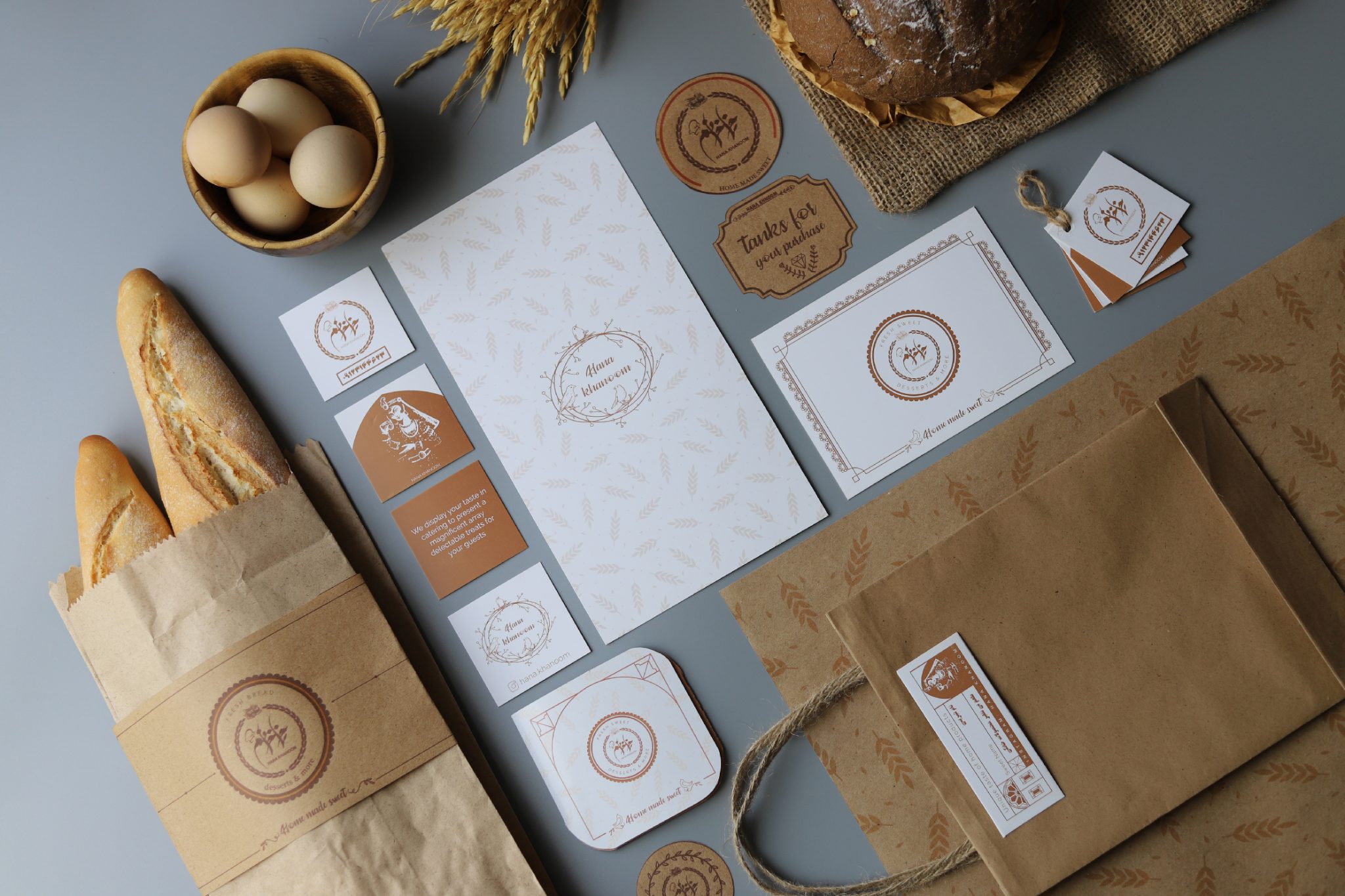 Hanna Khanum’s homemade bread and pastries