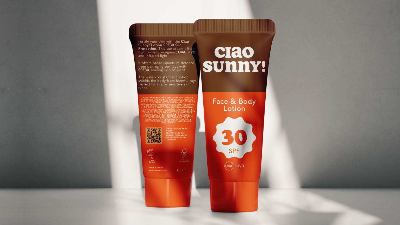 Ciao Sunny! – Face & Body Sunscreen Lotion