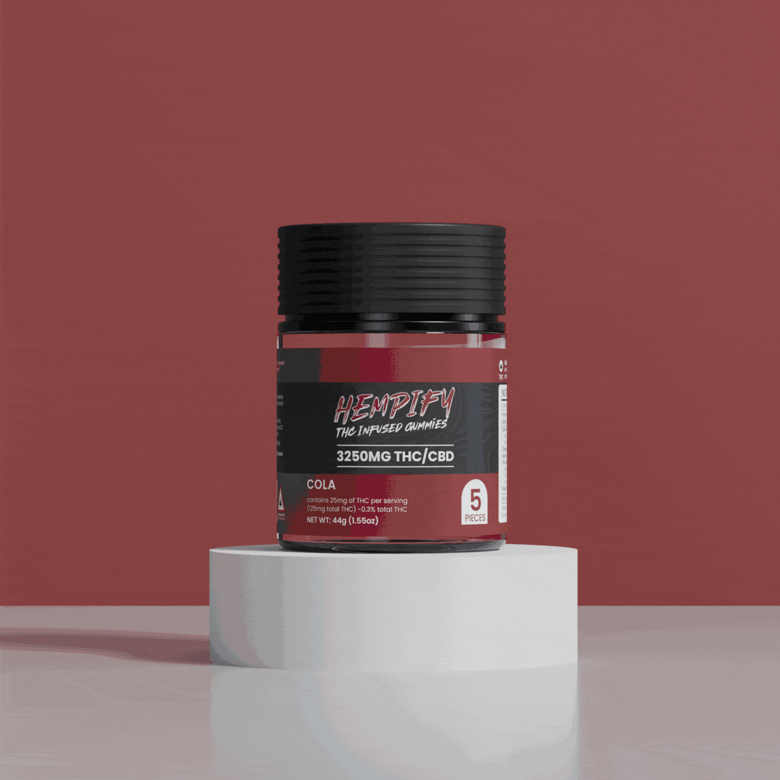 THC/CBD Gummy Jar – Hemptify Gummies