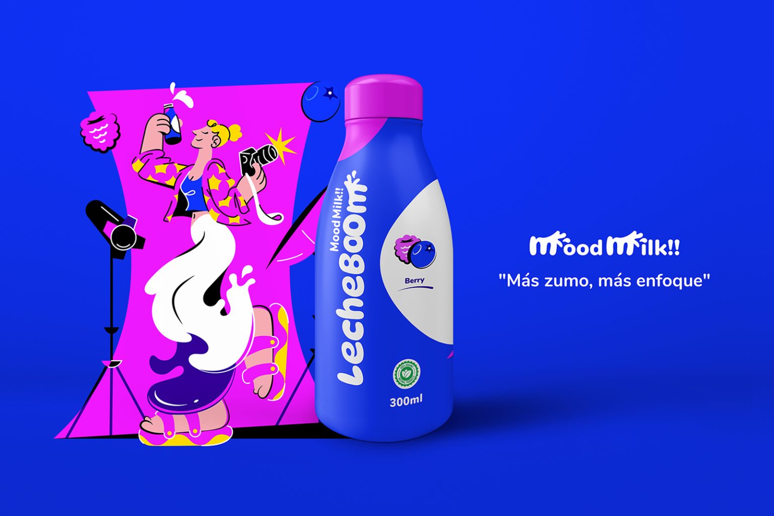 LecheBoom – Vibrant Packaging!!