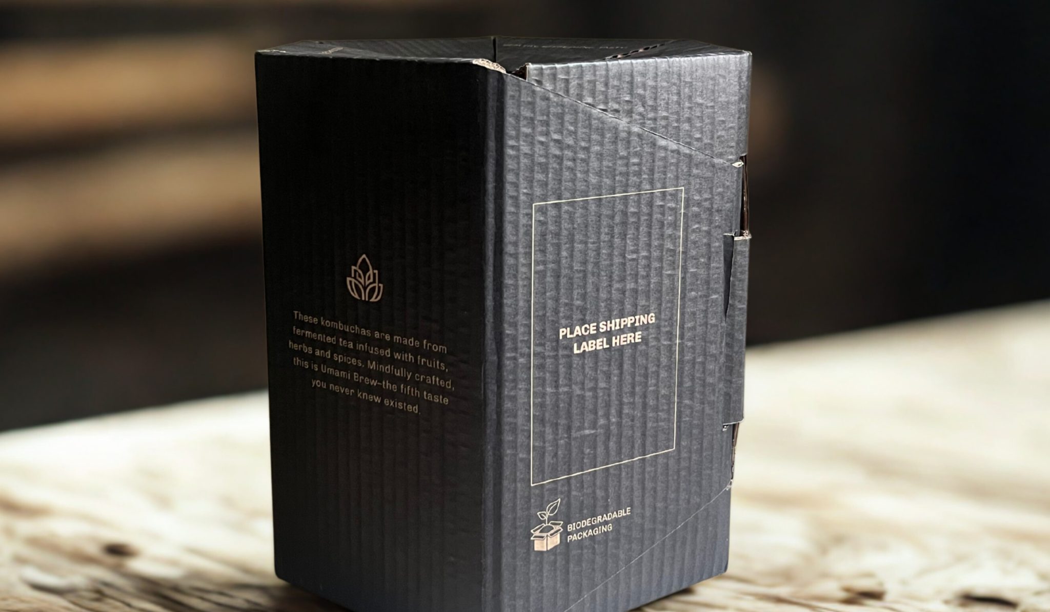Introducing the Umami Brew: No Tape E-commerce Box