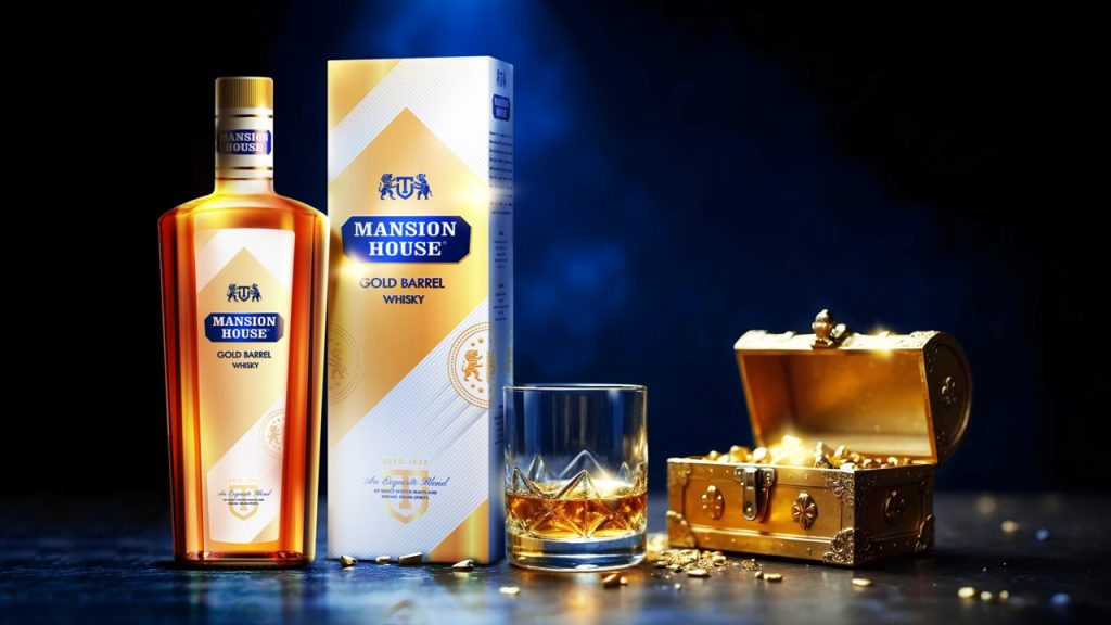 Mansion House Gold Barrel Whisky