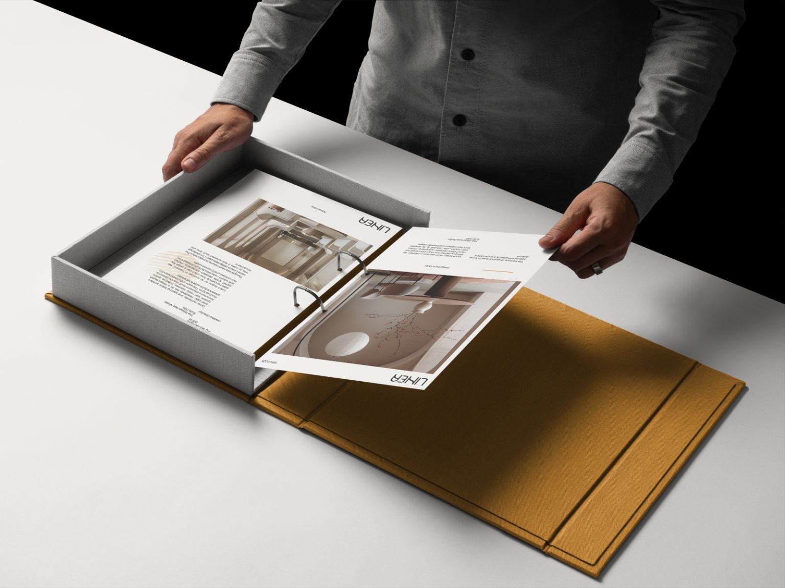 Linea Interior Design Studio Brand Packaging Design