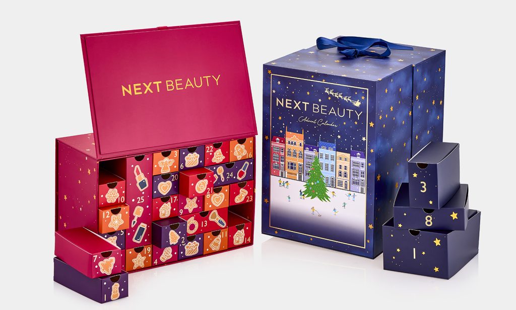 NEXT beauty advent calendars for Christmas 2025