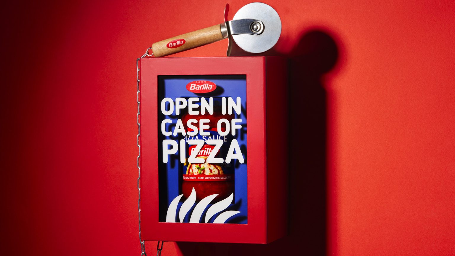 Open in case of Pizza!
