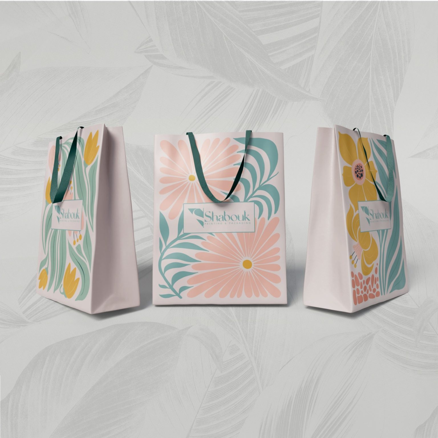 Spring Bloom Rigid Boxes & Paper Bags