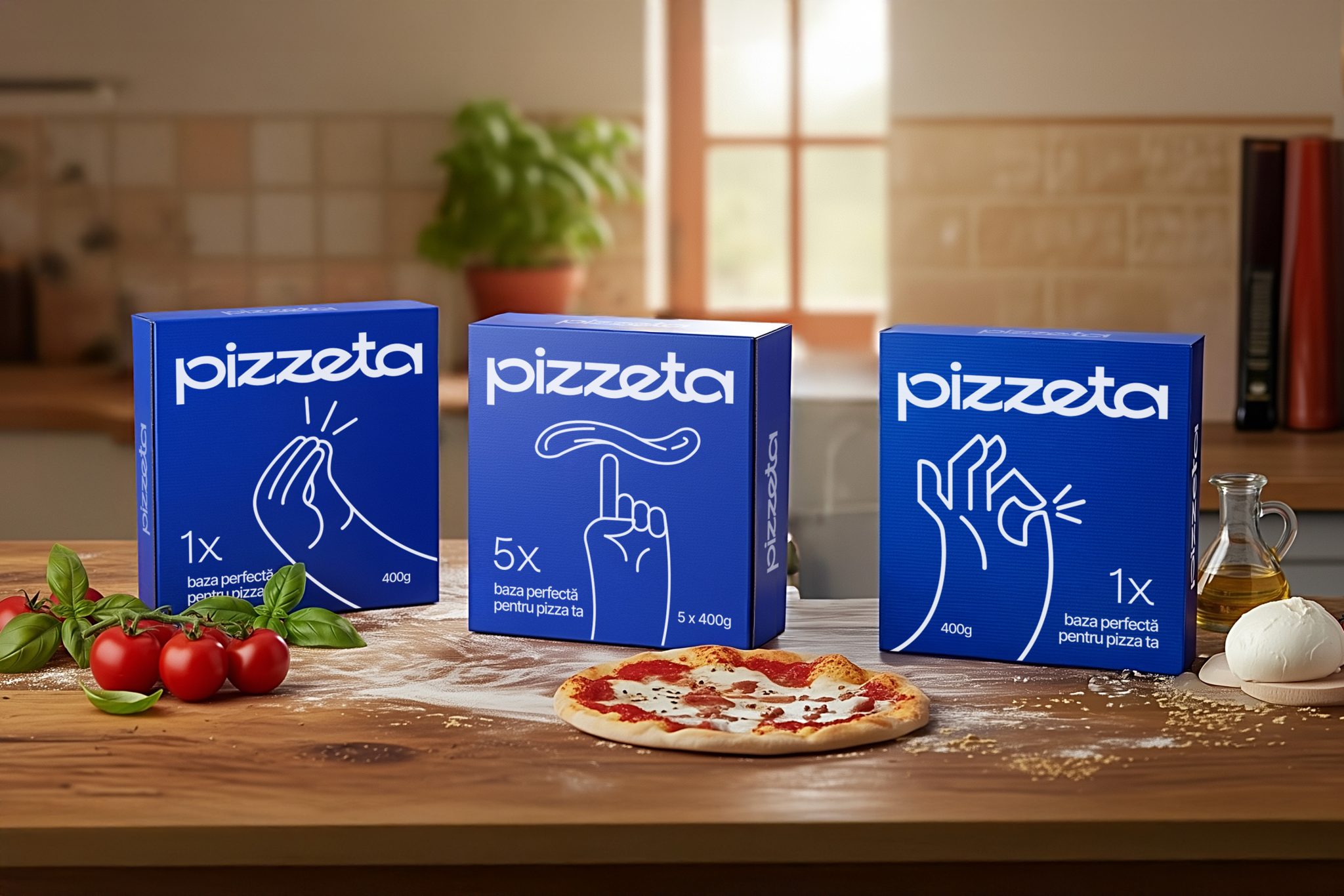 Pizzeta | Pizza Base That Gestures Italian